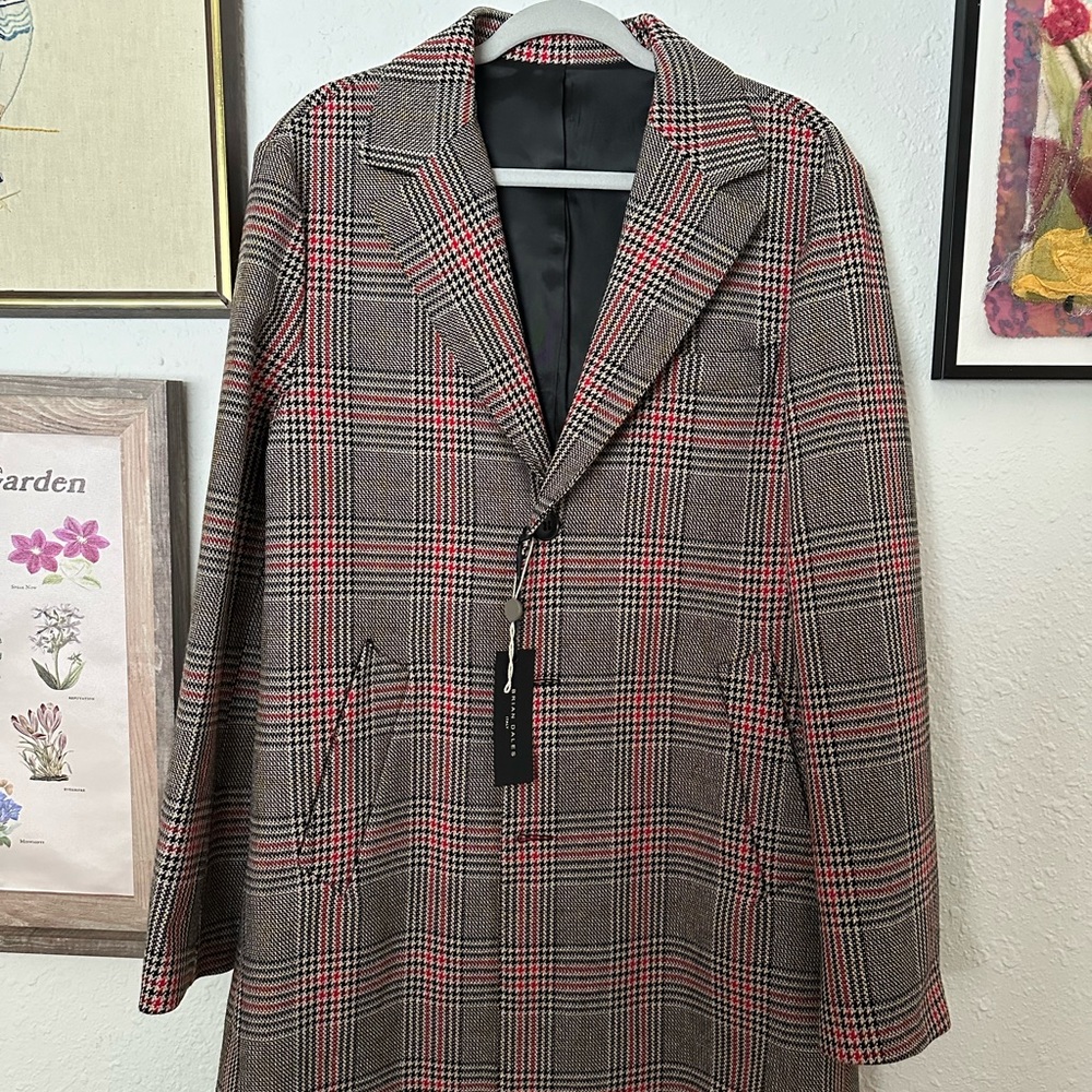 Brian Dales men's double-breasted slim-fit coat